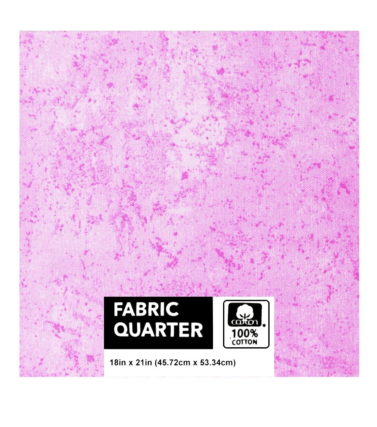 18 x 21 Pink Gravel Cotton Fabric Quarter 1pc by Keepsake Calico