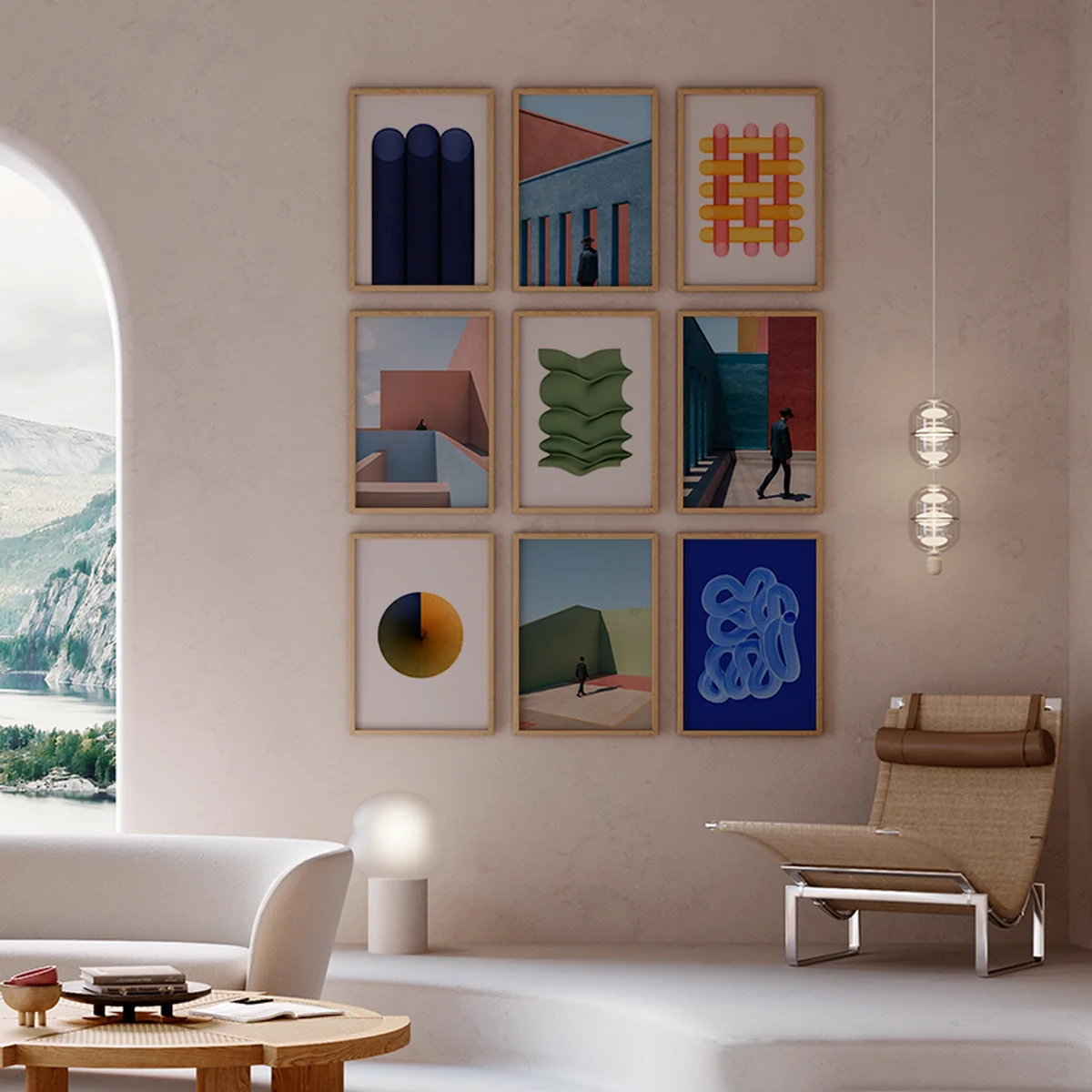 Paper Collective - Every Wall is a Door Poster, 50 x 70 cm