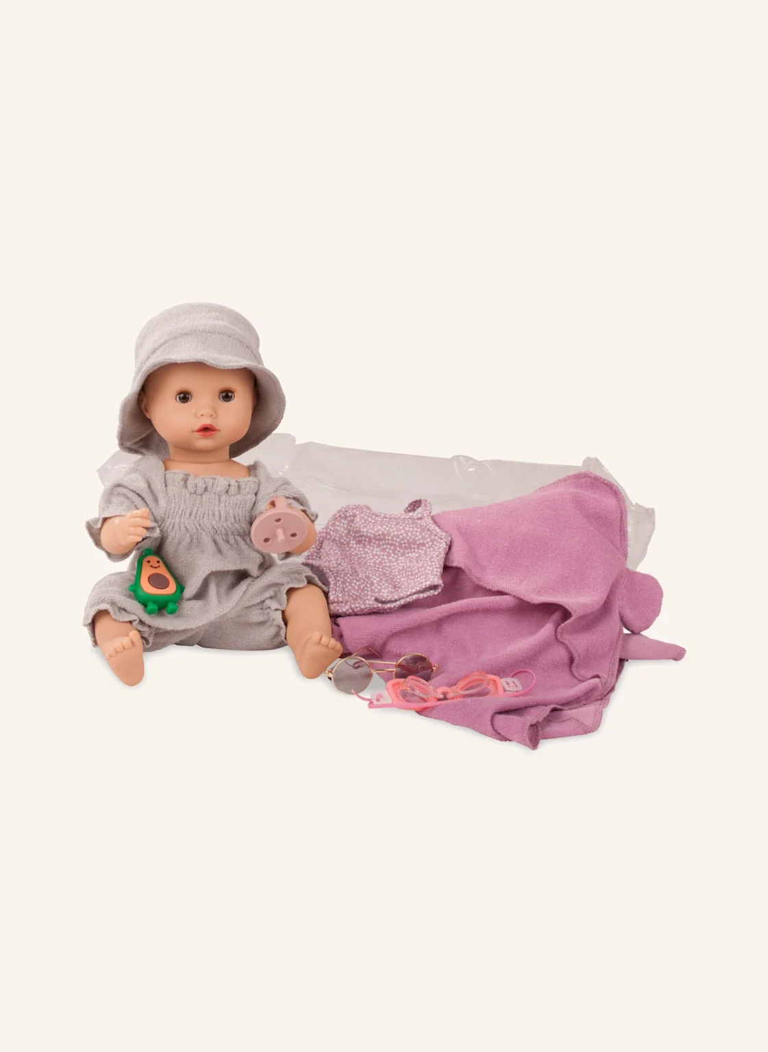 Götz Babypuppe Girl Avocado Set SLEEPY AQUINI