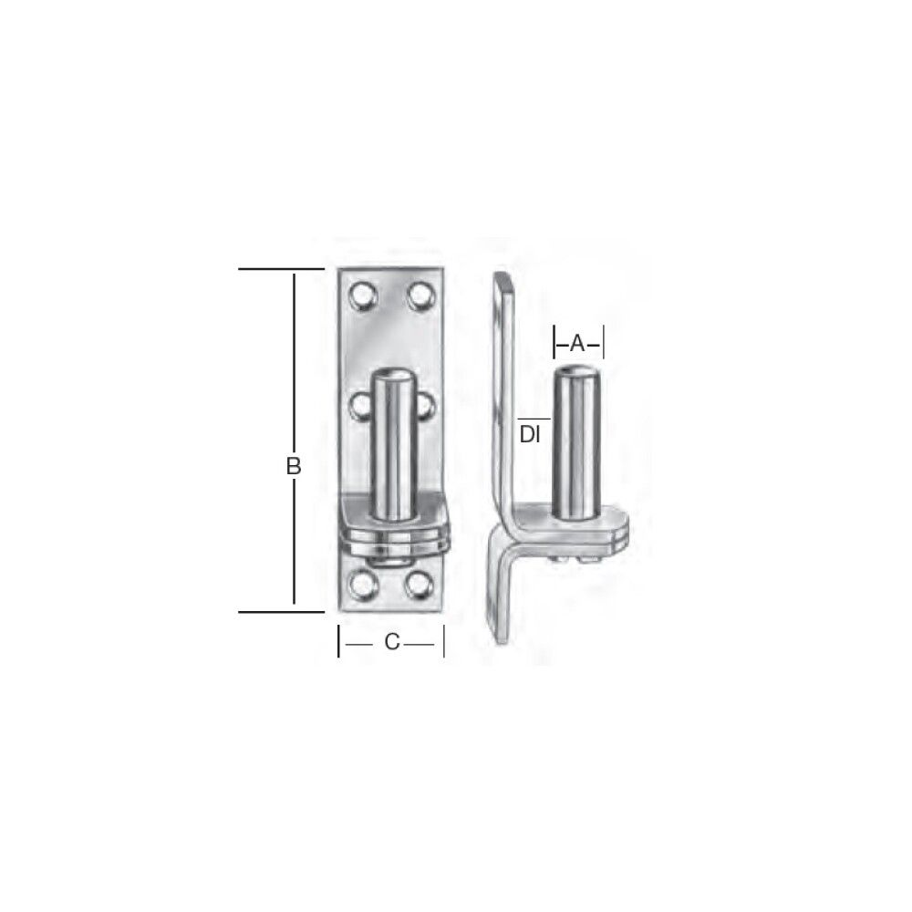 PORTHENGSEL VORMANN 13X102MM GALVANISERT