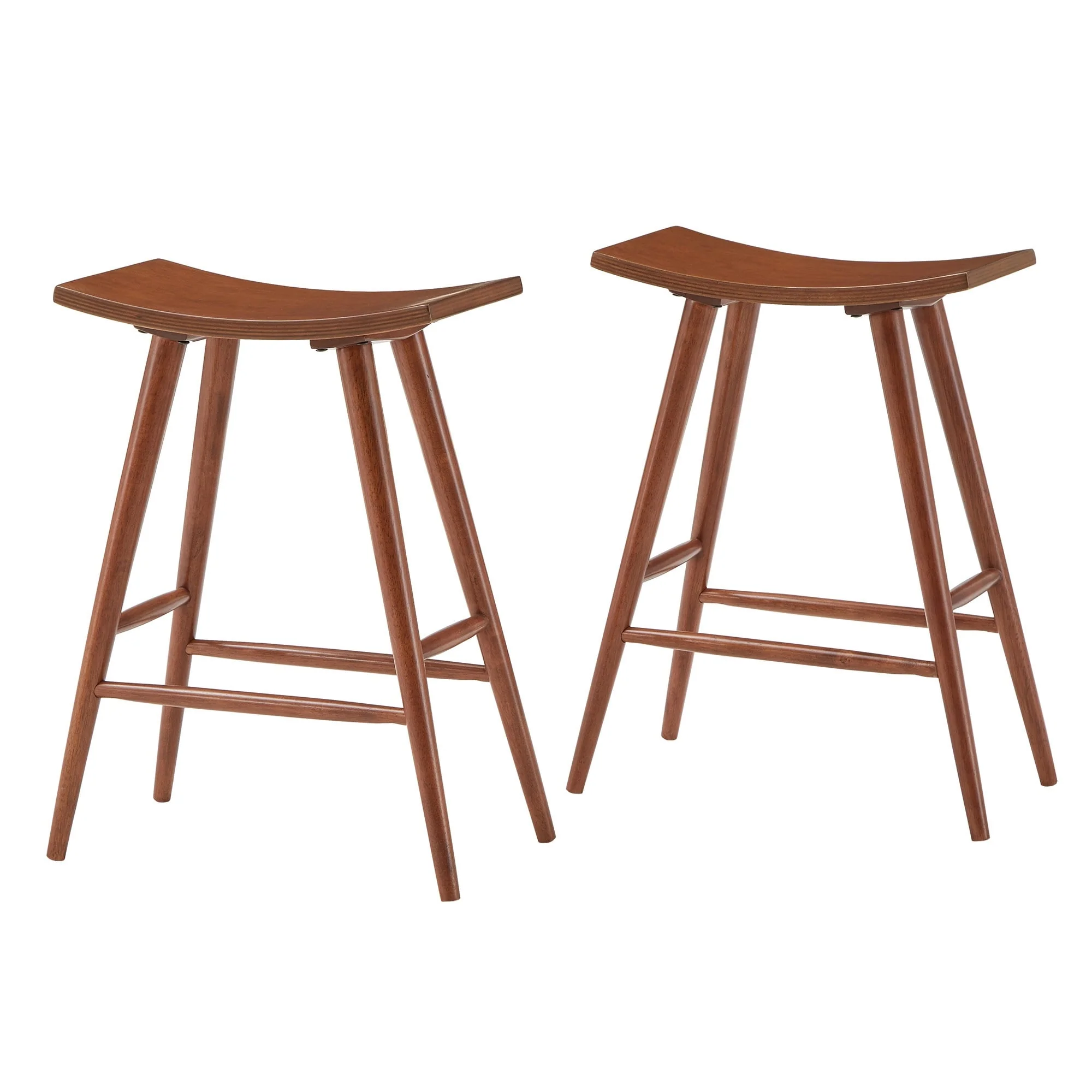 Pinehurst Solid Wood 24 Counter Stool (Set of 2) by iNSPIRE Q Modern