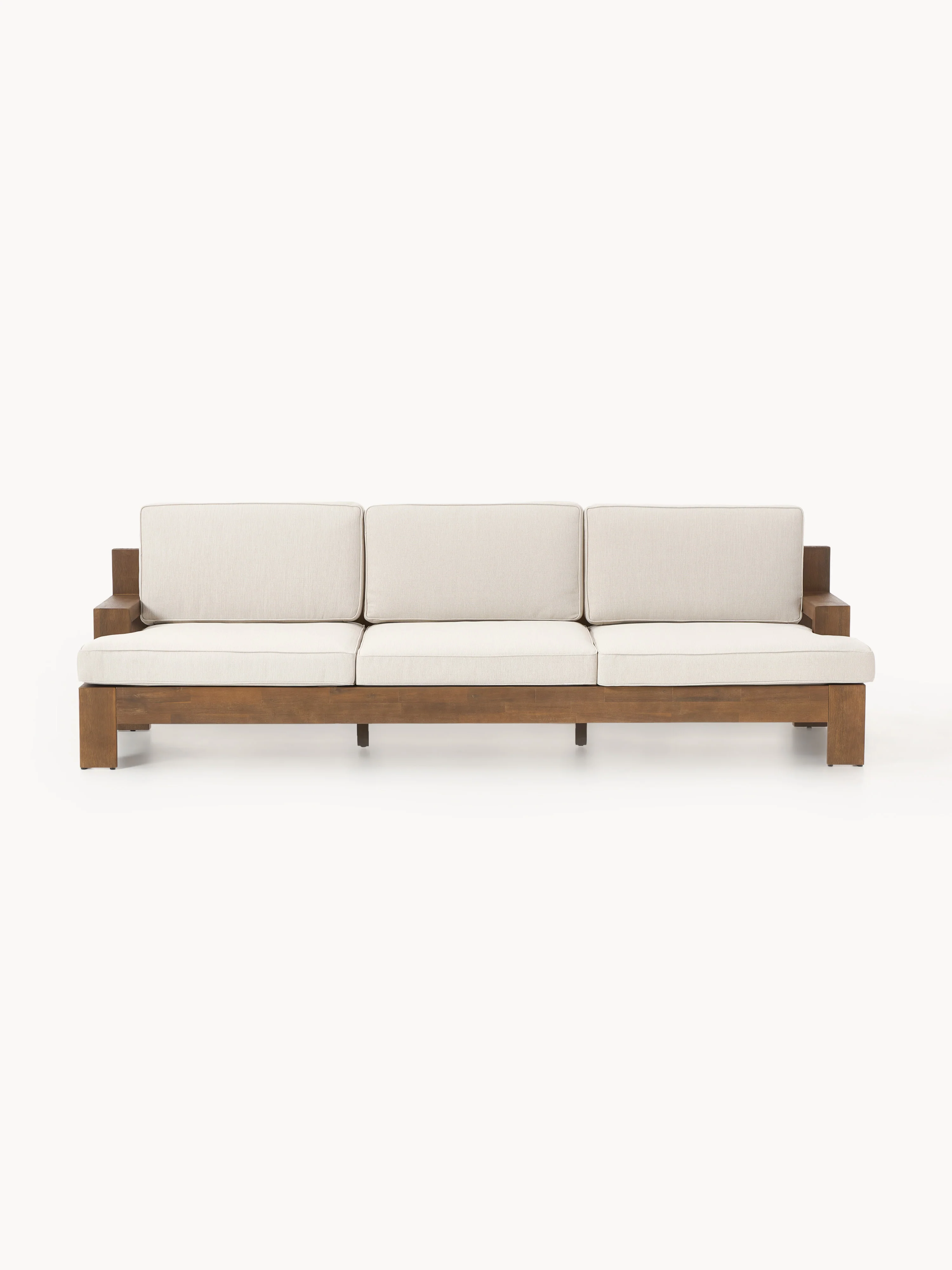 Garten-Loungesofa Joshua (3-Sitzer) aus Akazienholz