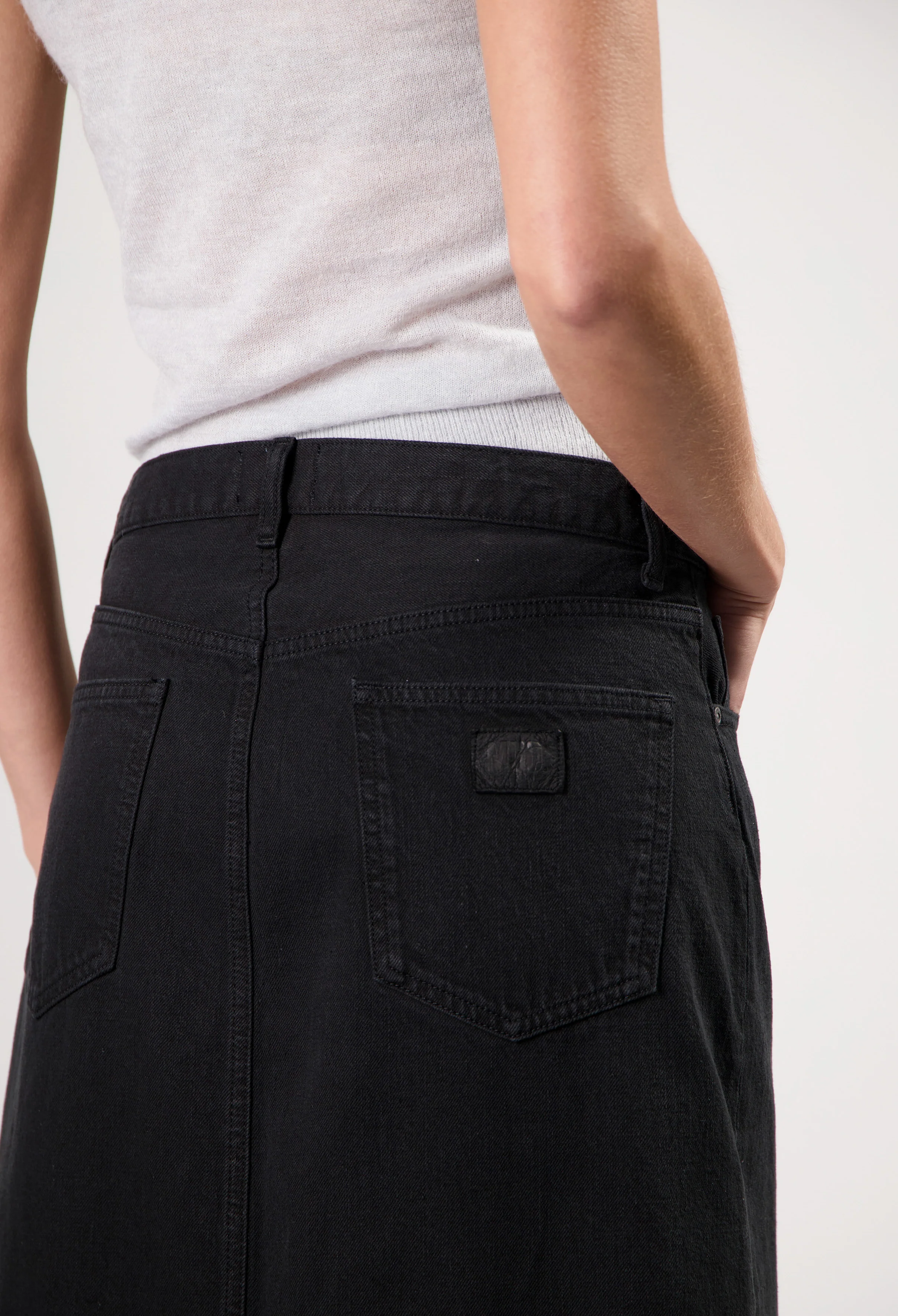 Lena Long Skirt - Nero Nero