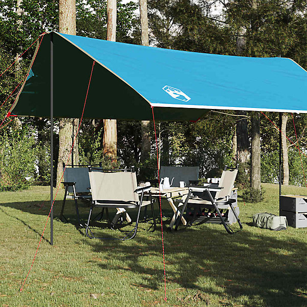 Bâche de camping bleu 460x305x210 cm imperméable vidaXL