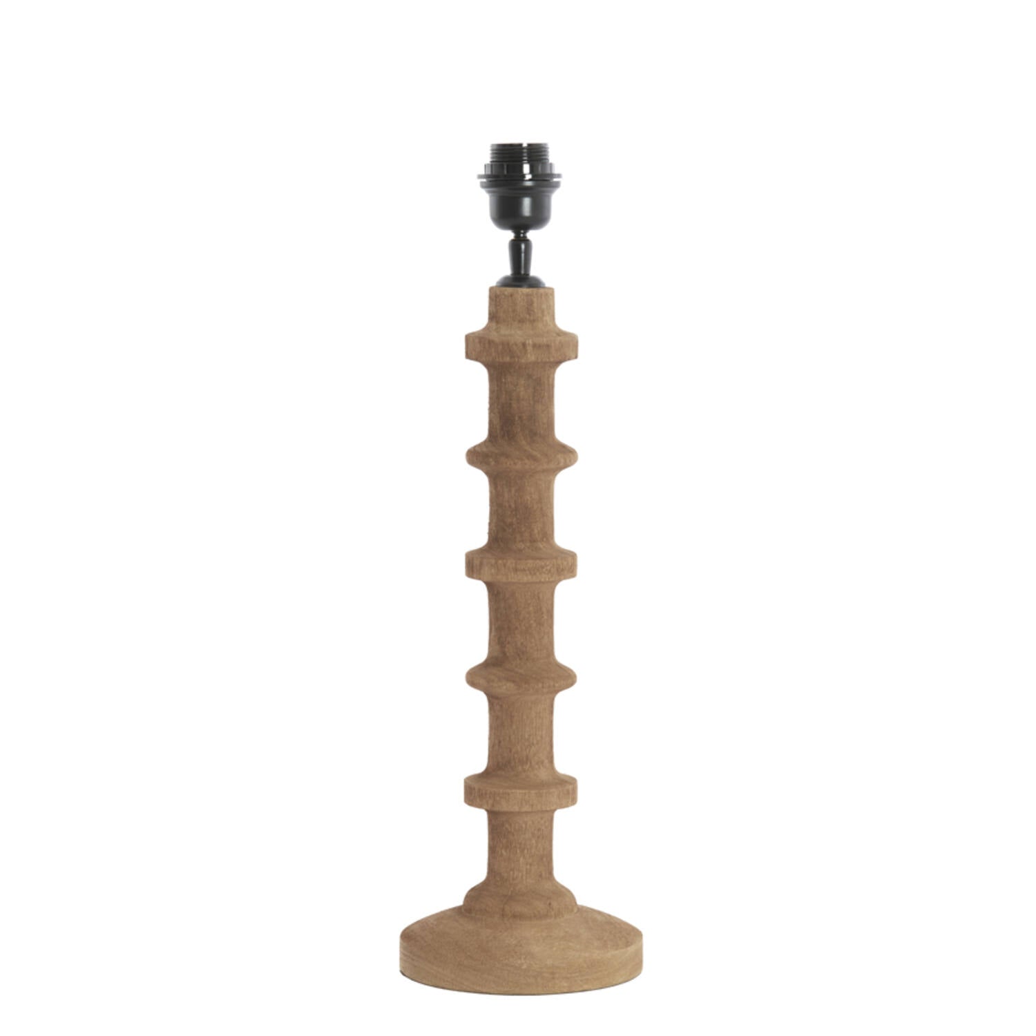 Light & Living - tafellamp - Cecily - bruin - hout - Ø 16cm - E27 -