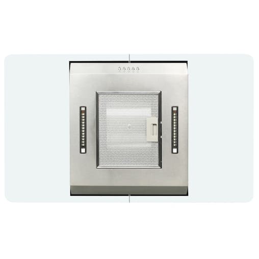 NNEVL Island Range Hood 90 cm Stainless Steel 756 m&sup3;/h LED