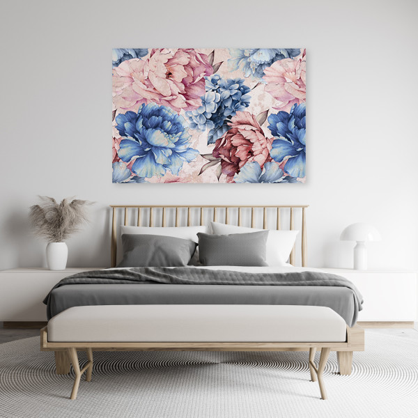 Feeby Obraz na płótnie, Pastelowe piwonie 60x40