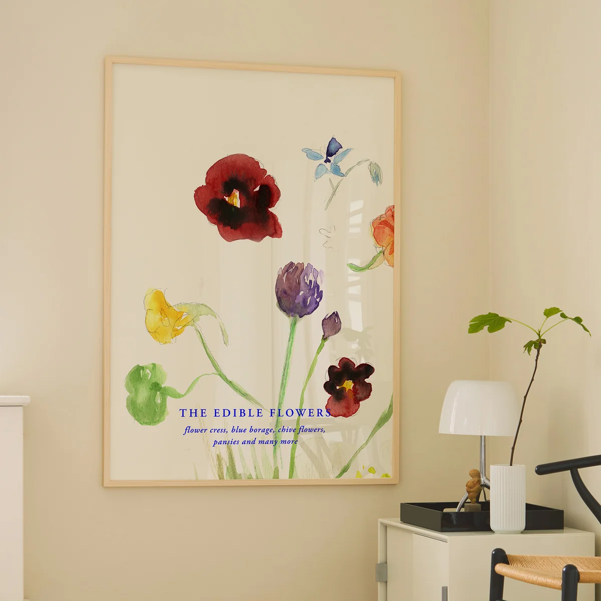 Paper Collective - The Edible Flowers Poster