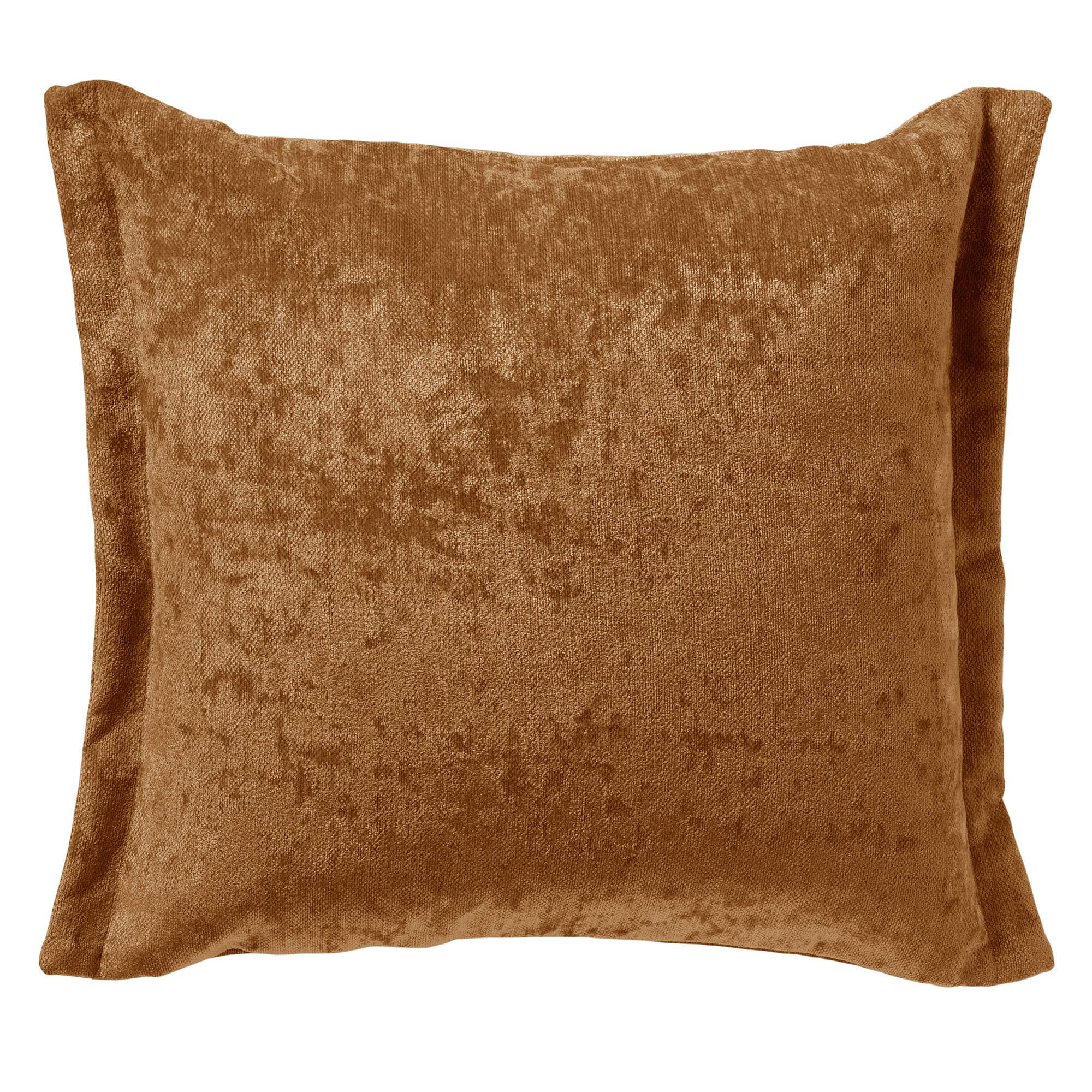 - Housse de coussin marron en polyester-45x45 cm uni