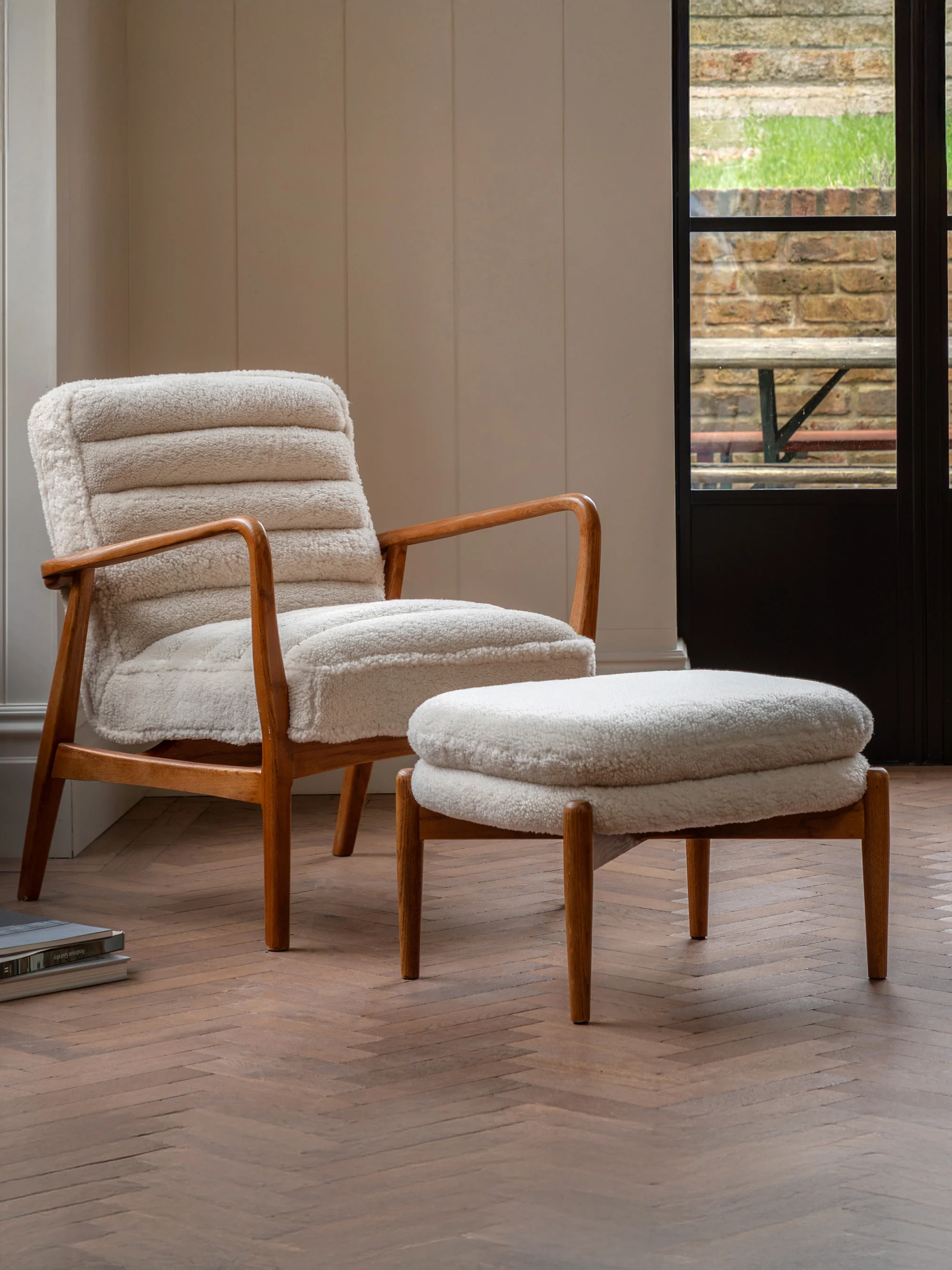 Sofa-Hocker Datsun aus Teddy