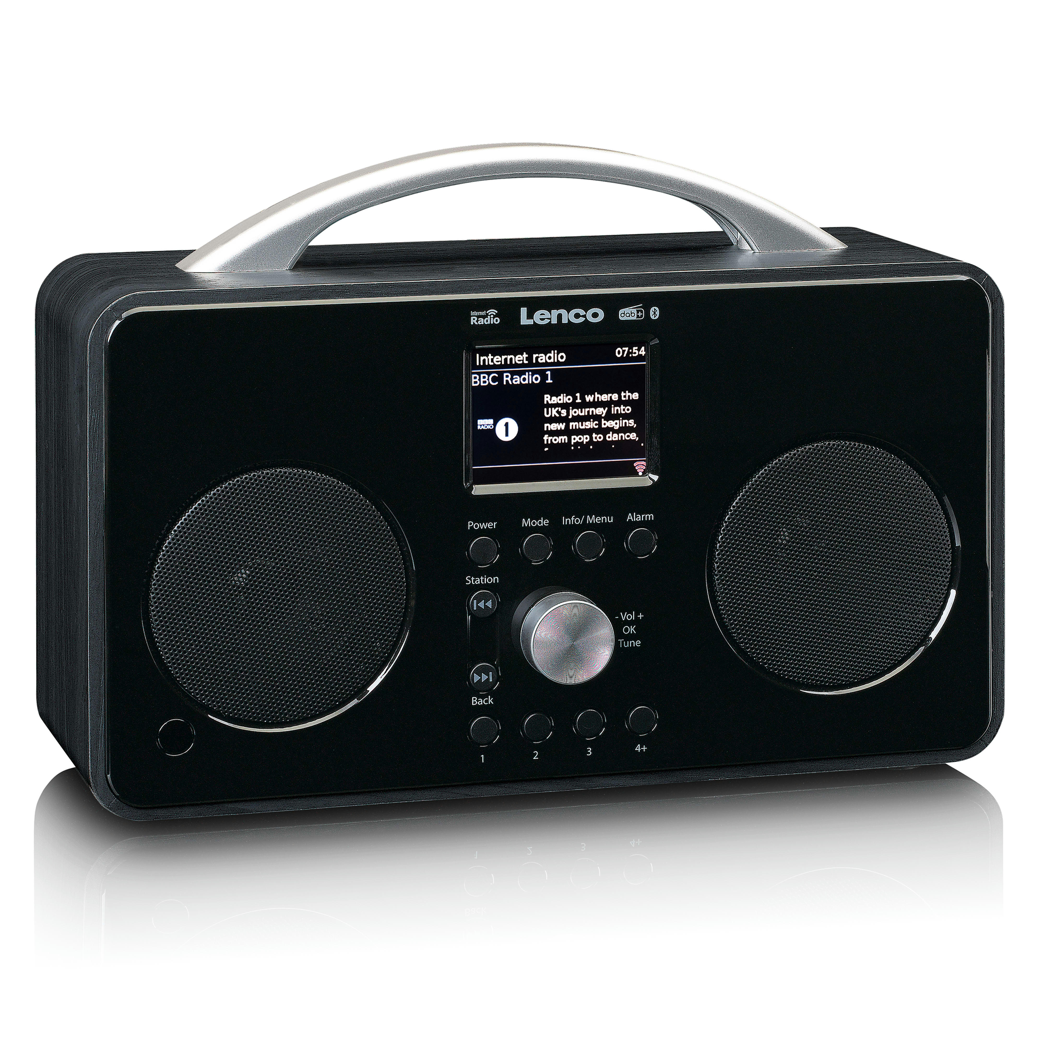 - Lenco PIR-645BK - Radio FM / Internet / DAB+ avec bluetooth noir