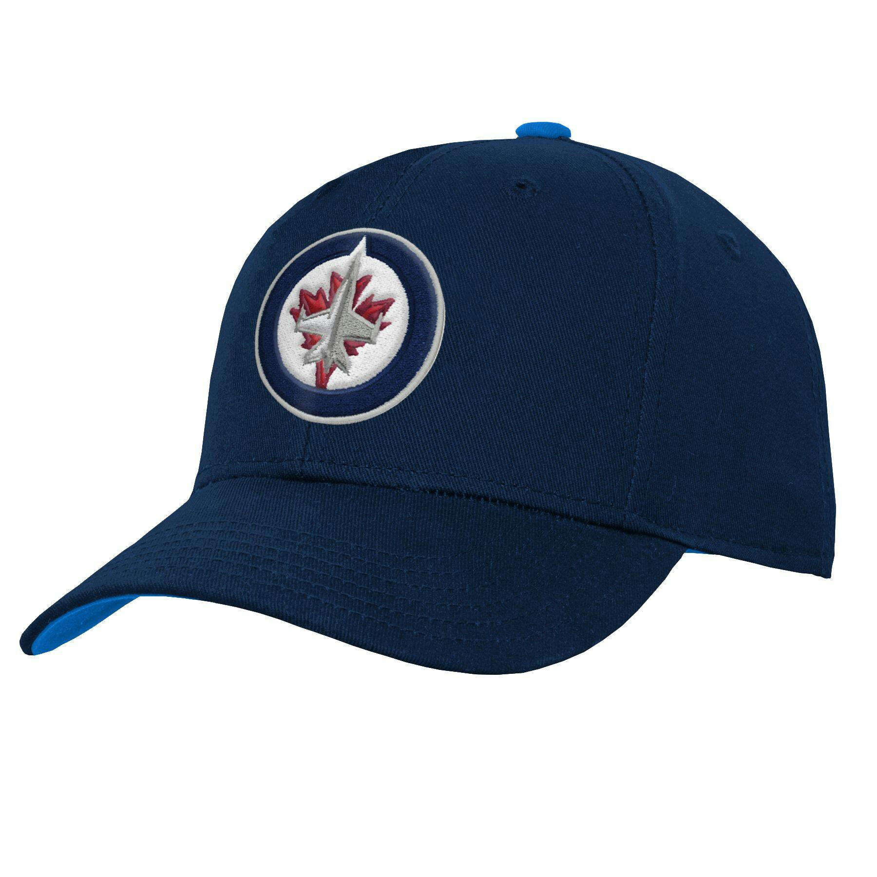 NHL Winnipeg Jets Precurved Snap Adjustable Cap, Youth