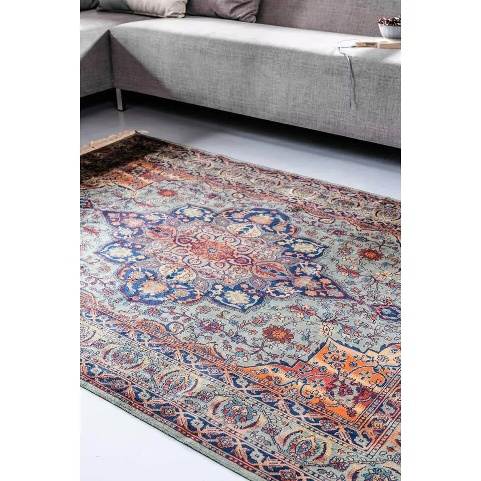 Tier Vloerkleed Manami - Groen - Viscose - 200 x 300cm