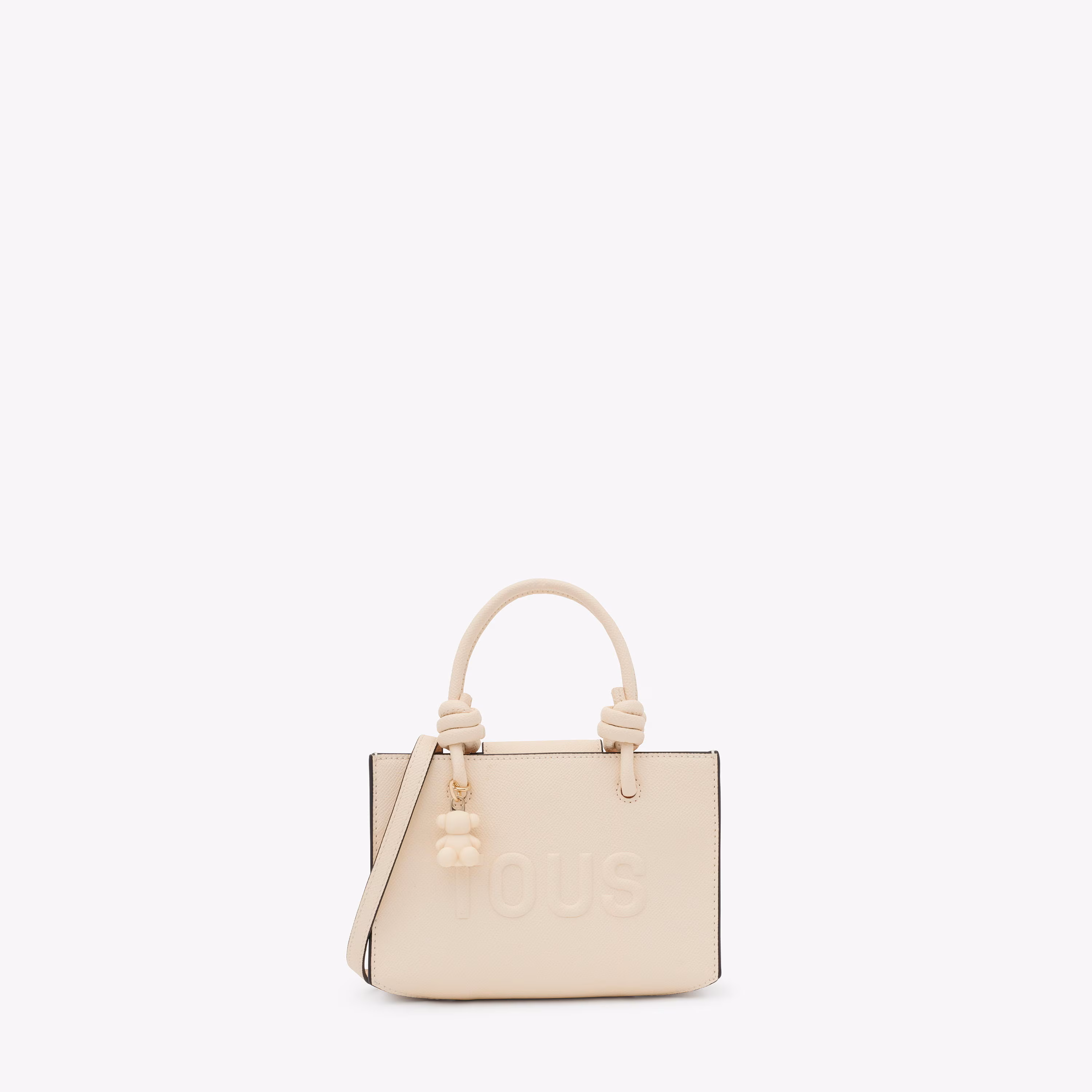 Mini bolso horizontal beige TOUS La Rue New