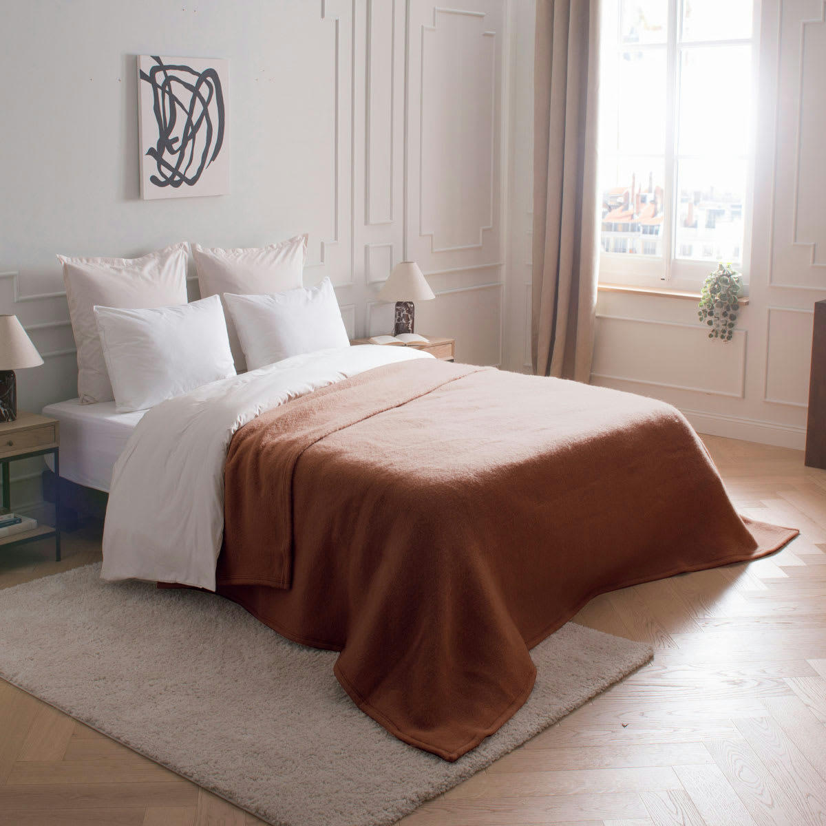 - Couverture Morzine Chamois 220x240 cm - DODO