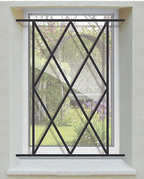 Grille de Defense Aquitaine pour Fenetre H 45 cm x L 60 cm (côte tableau)