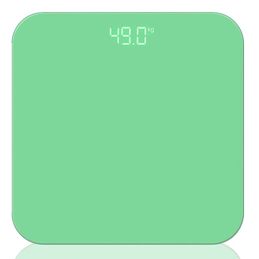 SOGA 180kg Digital Fitness Weight Bathroom Gym Body Glass LCD Electronic Scales Green