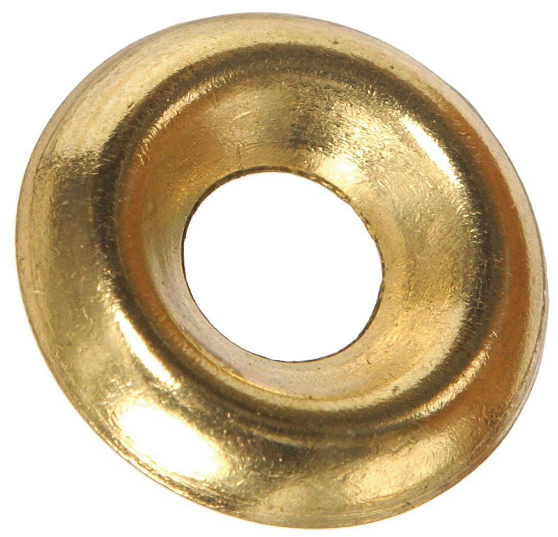 Hillman Washers, For Decorative Appearance, Brass-Finish, Assorted Sizes