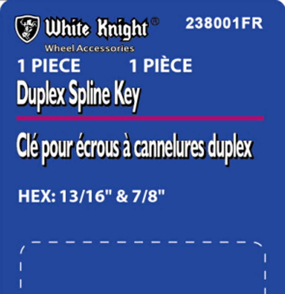 White Knight 217064FR Key Adapter, Black