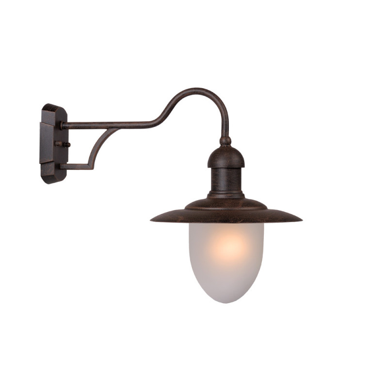 Applique extérieure Aruba rouille 25 x 44 cm E27 60 W LUCIDE