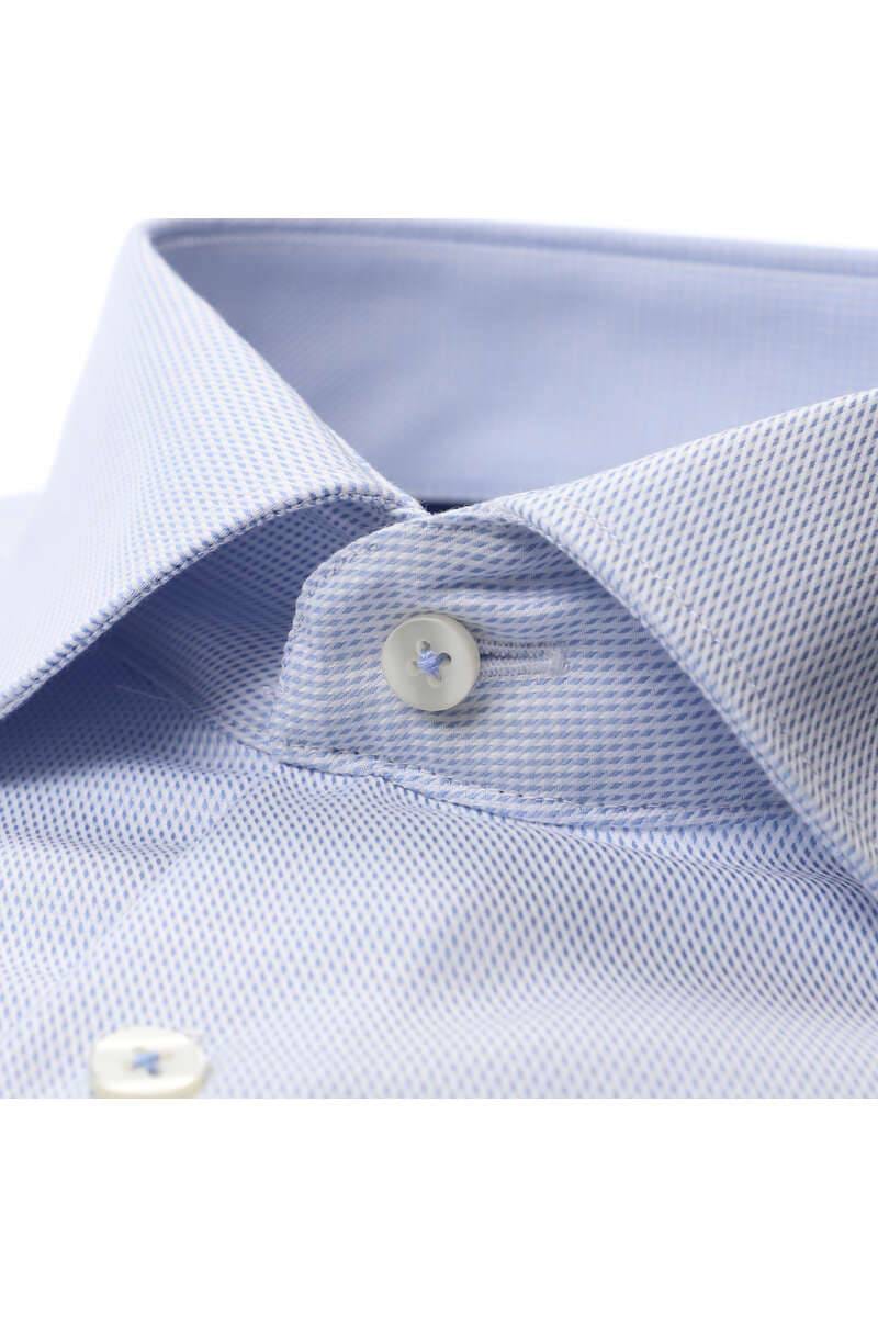 ETERNA Modern Fit Hemd hellblau, Strukturiert