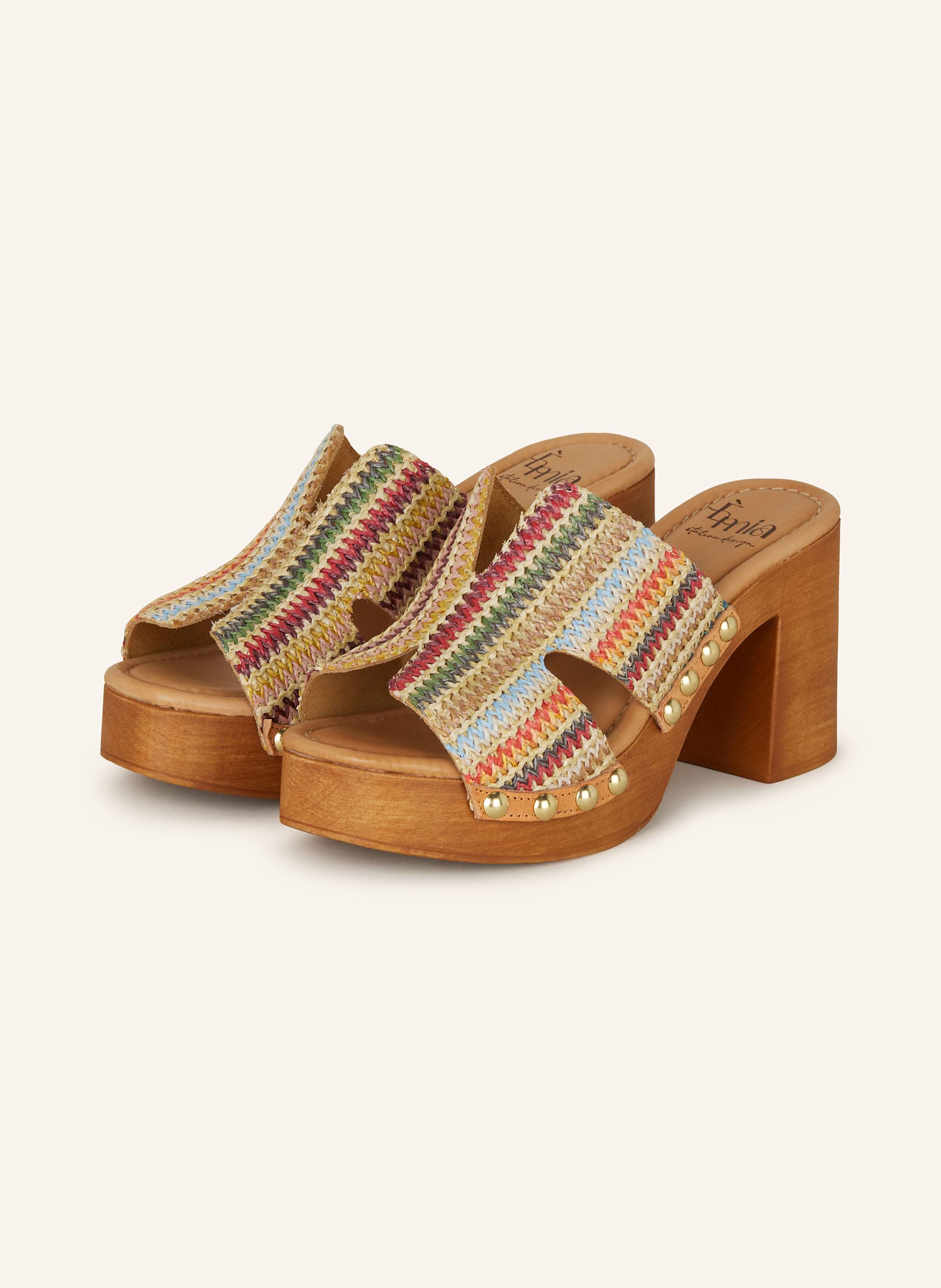 È MIA Plateau-Mules mit Nieten
