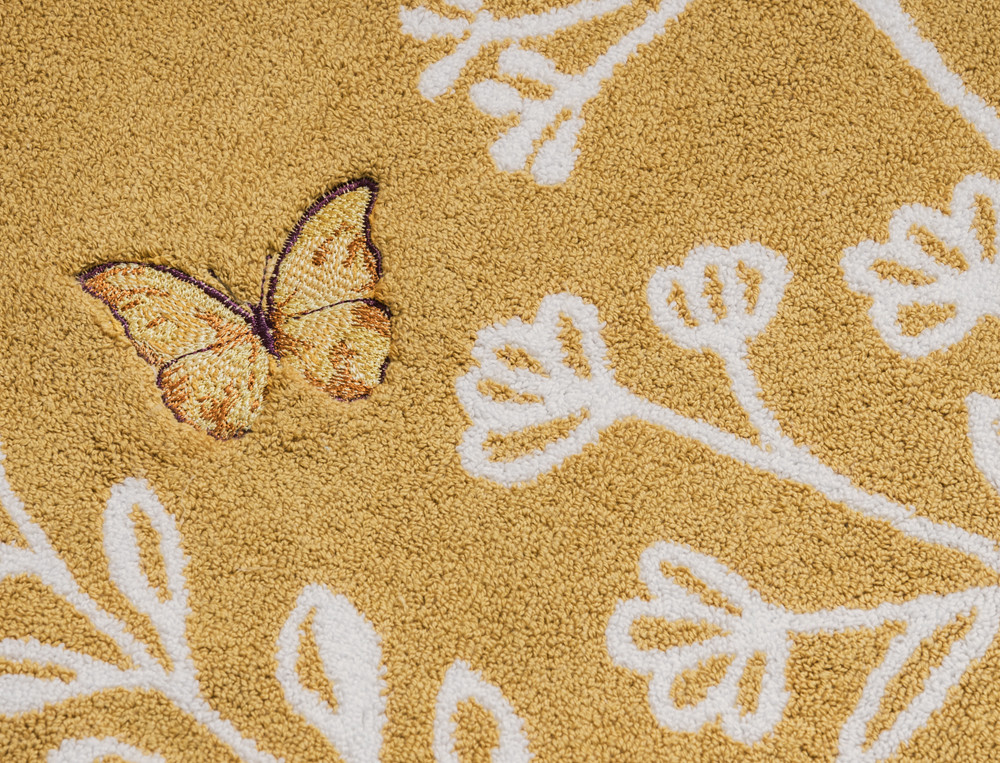 Linge de bain jacquardDe fleur en fleur