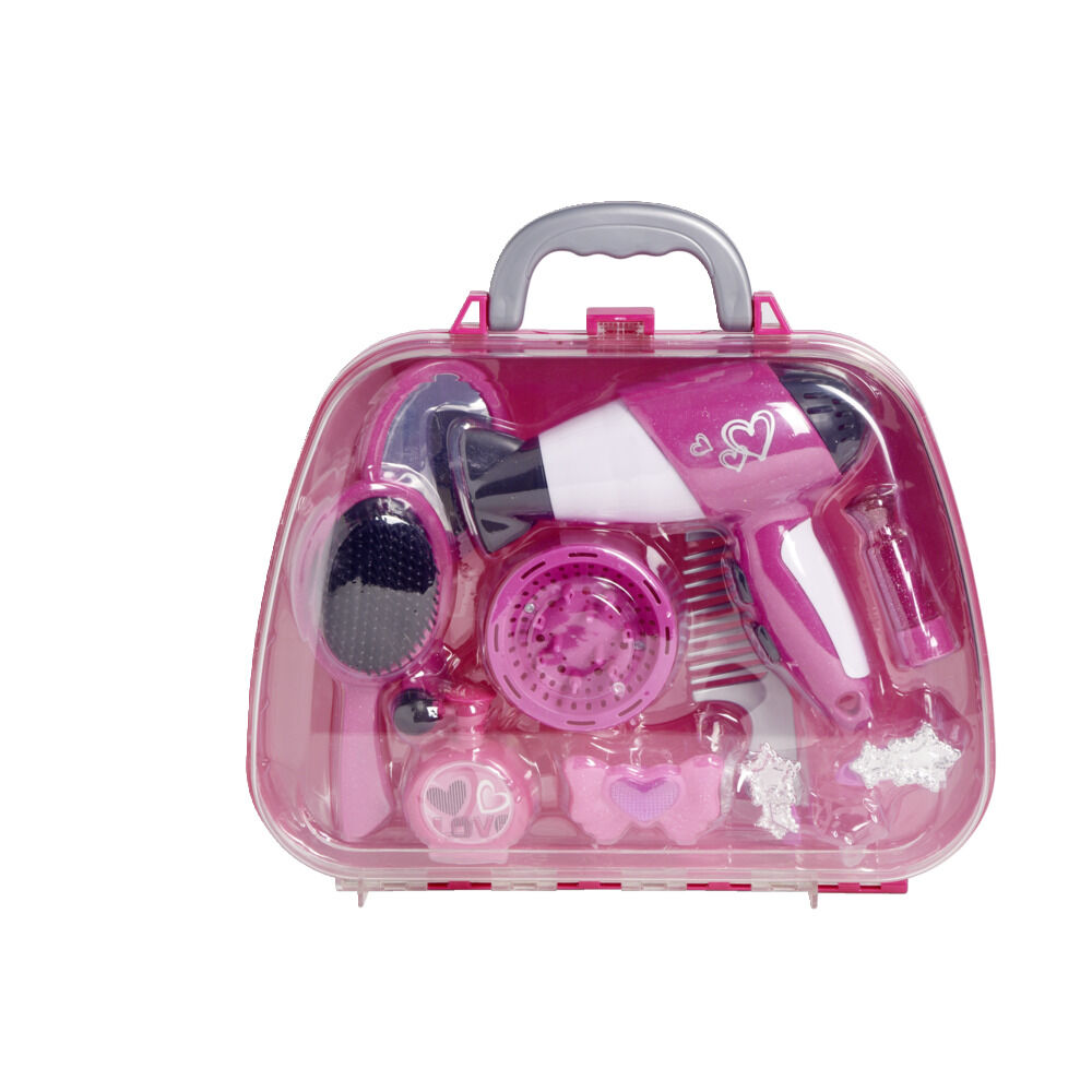 Mallette salon de beauté rose