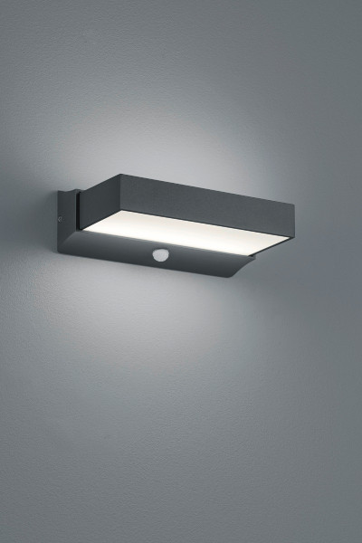 Kinkiet zewnętrzny CUANDO z czujnikiem antracyt LED 1x11W 1100lm IP54 Trio