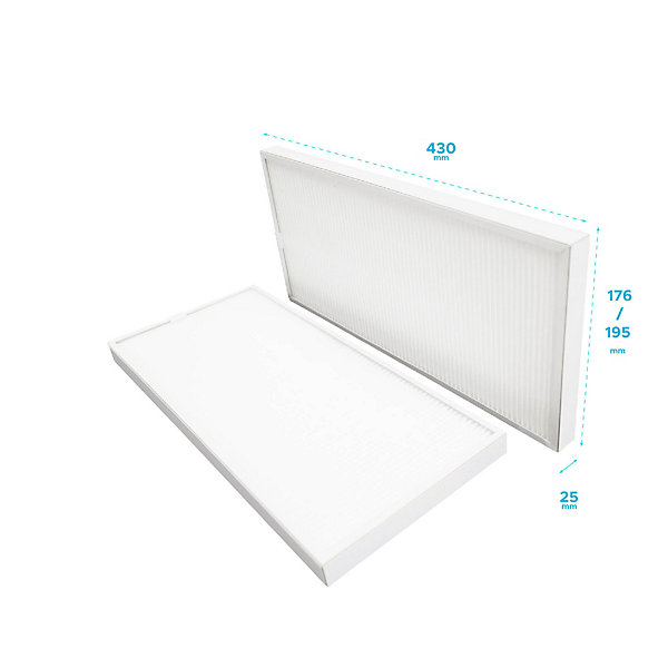 Filtres compatibles CENTRALE RTV MY DATEC Contenu : - 1 G4   1 F7,