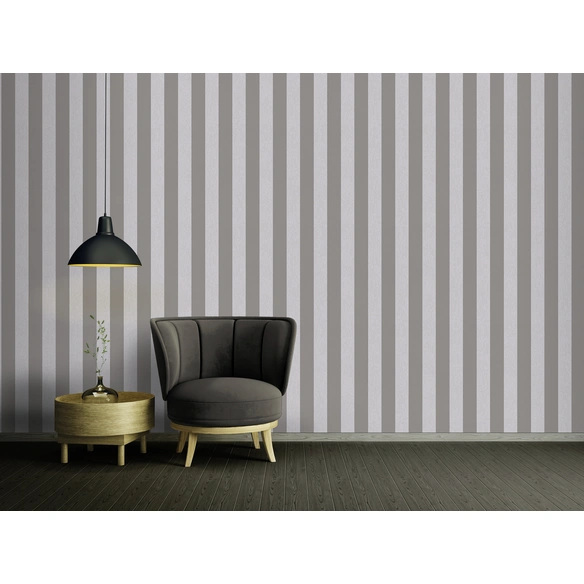 Vliestapete, BxL: 53 x 1005 cm, dunkelgrau/grau