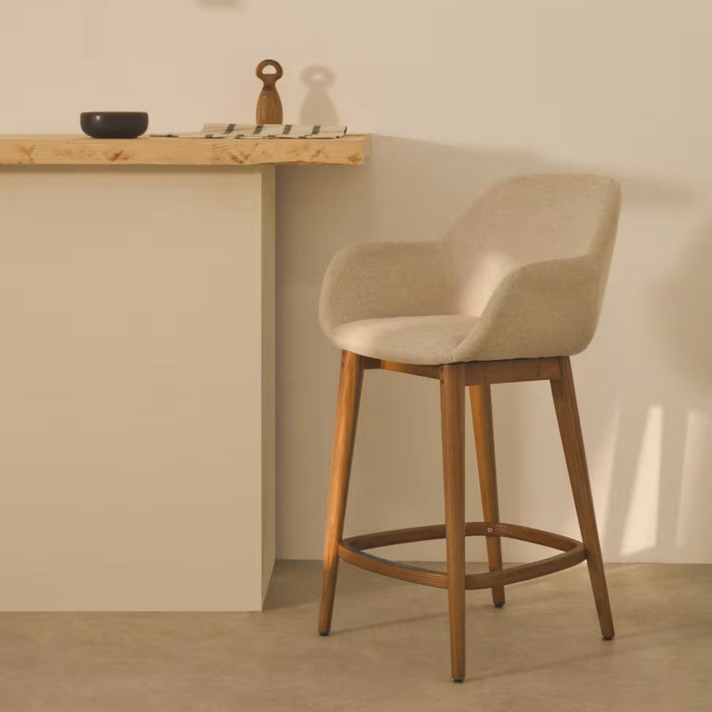 Kave Home Konna Barkruk - Beige