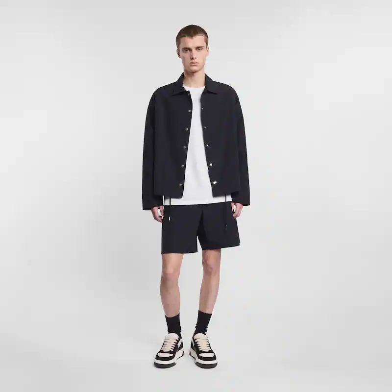 Shorts in cotton and nylon