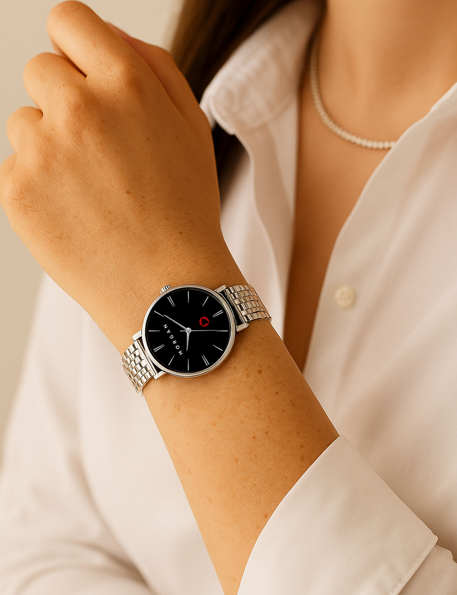 Watch Silver Color Women