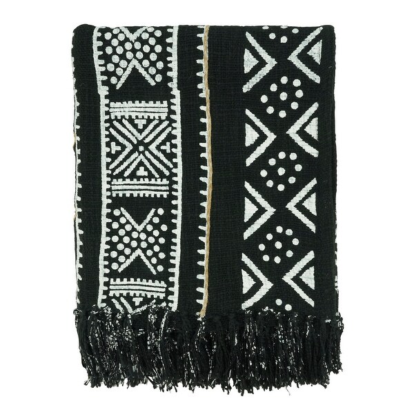 Mudcloth Design Throw