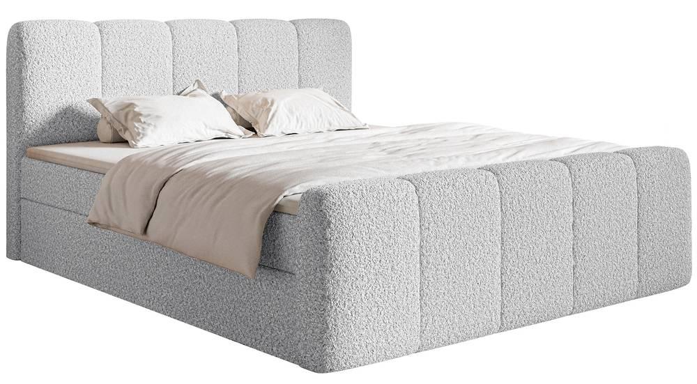 Boxspring Chloe 180x200 bouclé met opbergruimte