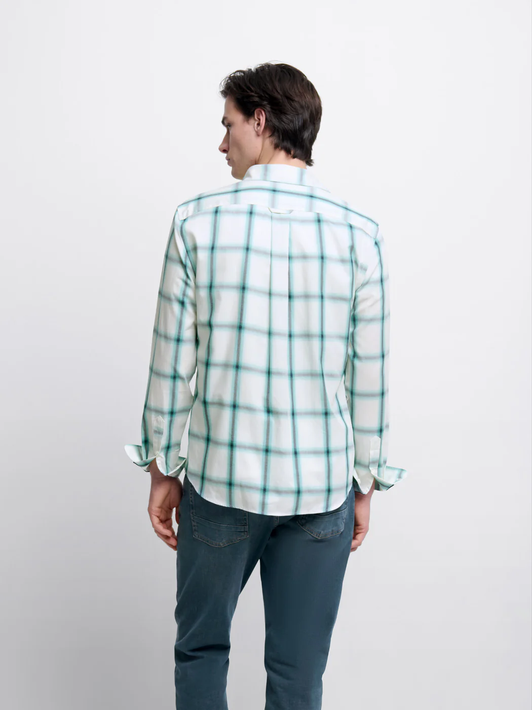 Chemise slim à carreaux