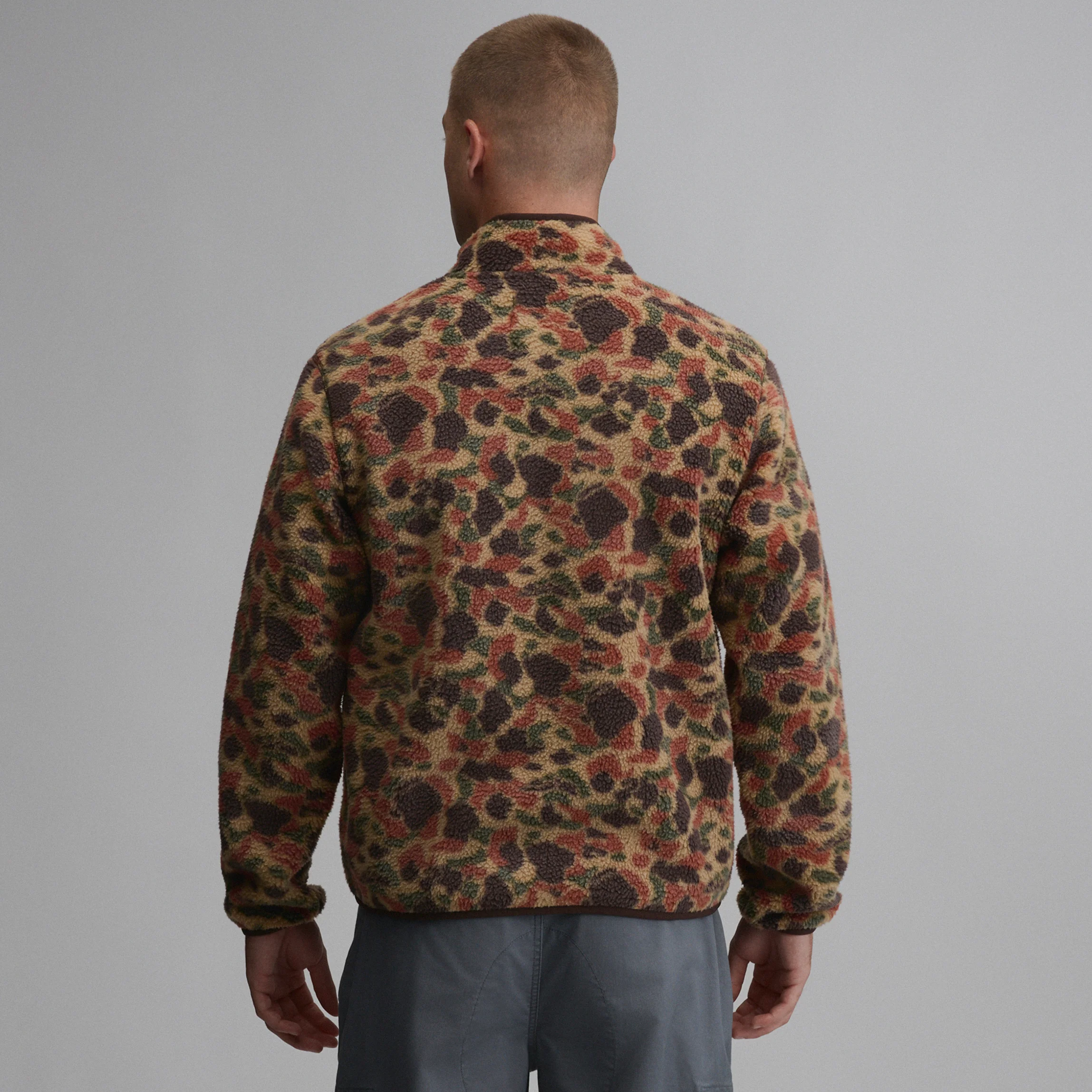 Men's Journey Full-Zip Print Fleece Pullover