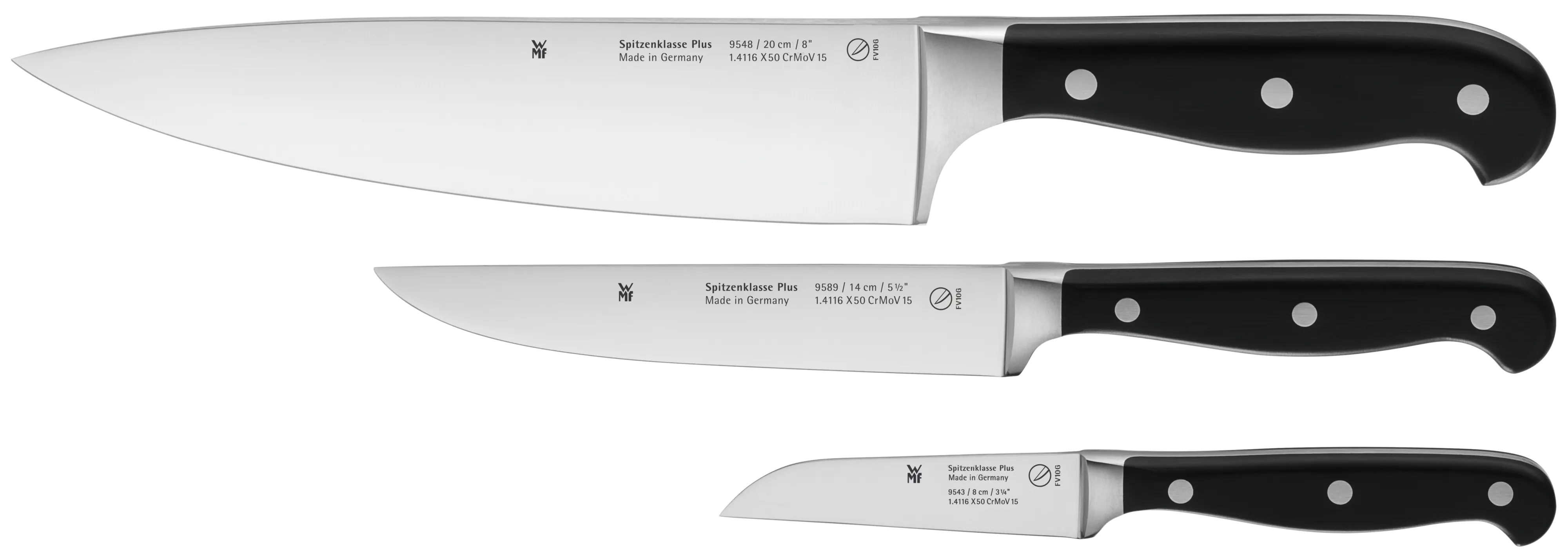 Spitzenklasse Plus knife value set*, 3-pieces