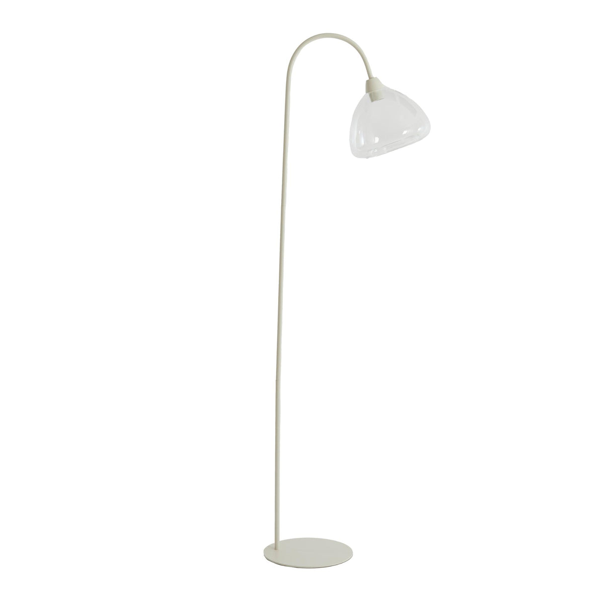 Light & Living vloerlamp Bisho - wit - 47x28x160cm