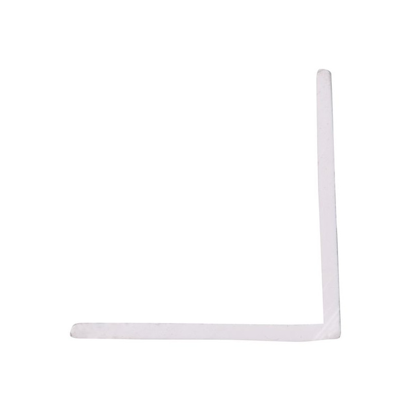 Cornière d'angle en PVC blanc 260 x 2 x 2 cm