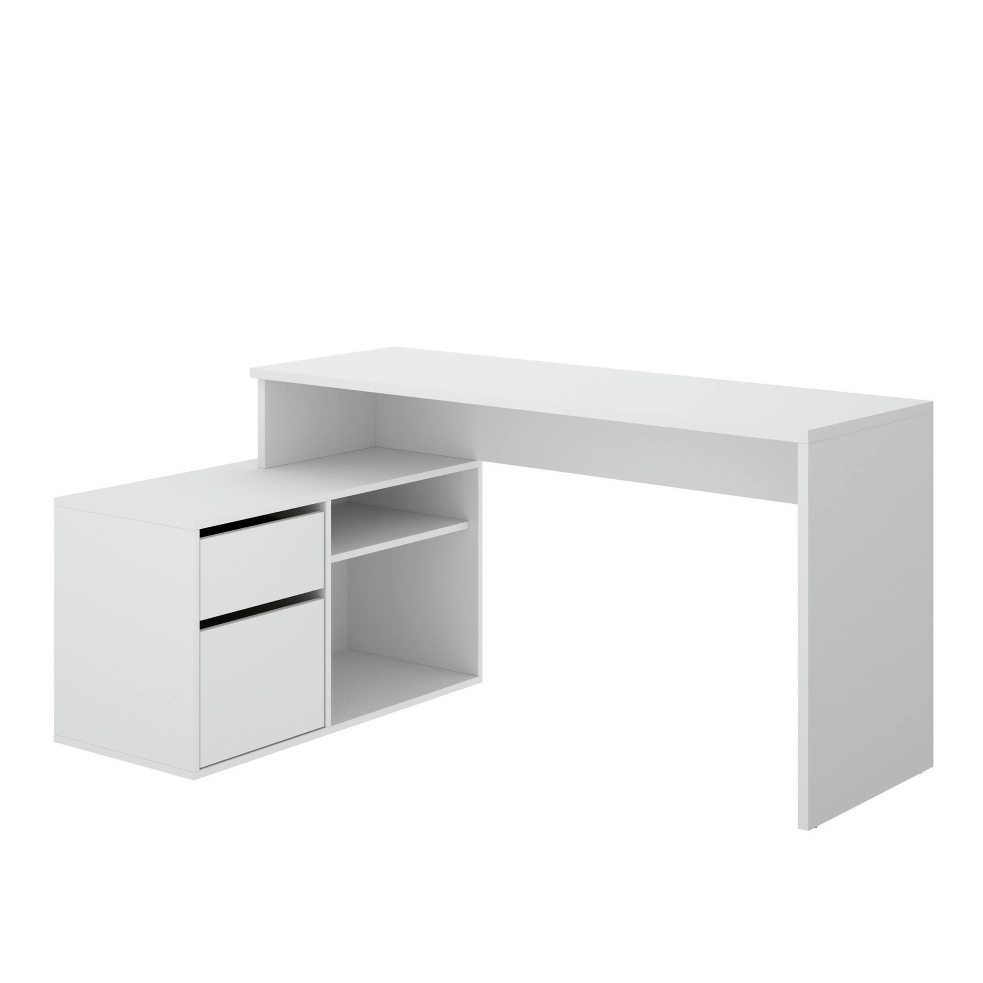 DDIAW - Bureau effet en bois blanc
