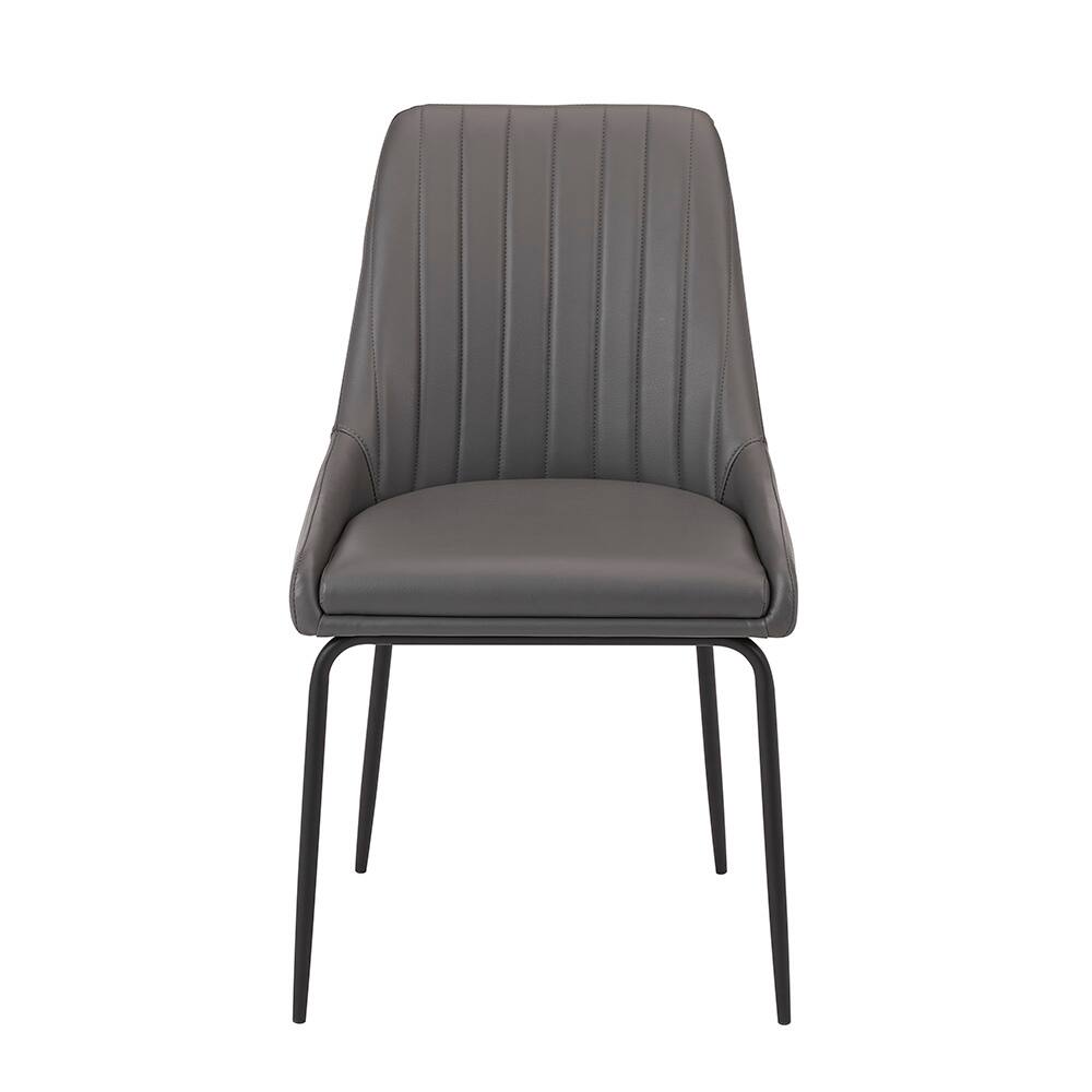 Home Gear Ska Faux Leather Dining Chair, 2-pk