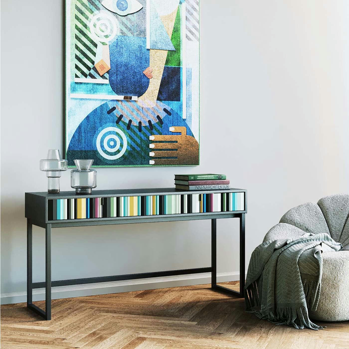 CONCERTINA - Console Concertina Colore 136x40cm Kare Design