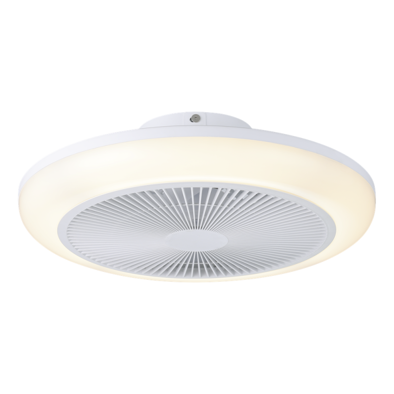 Ventilateur de plafond LED Sayulita RGB blanc Ø 46 cm 20,8 W EGLO
