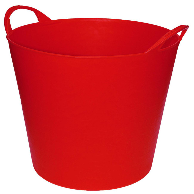 Seau en plastique souple rouge 26 L AVR-TOOLS