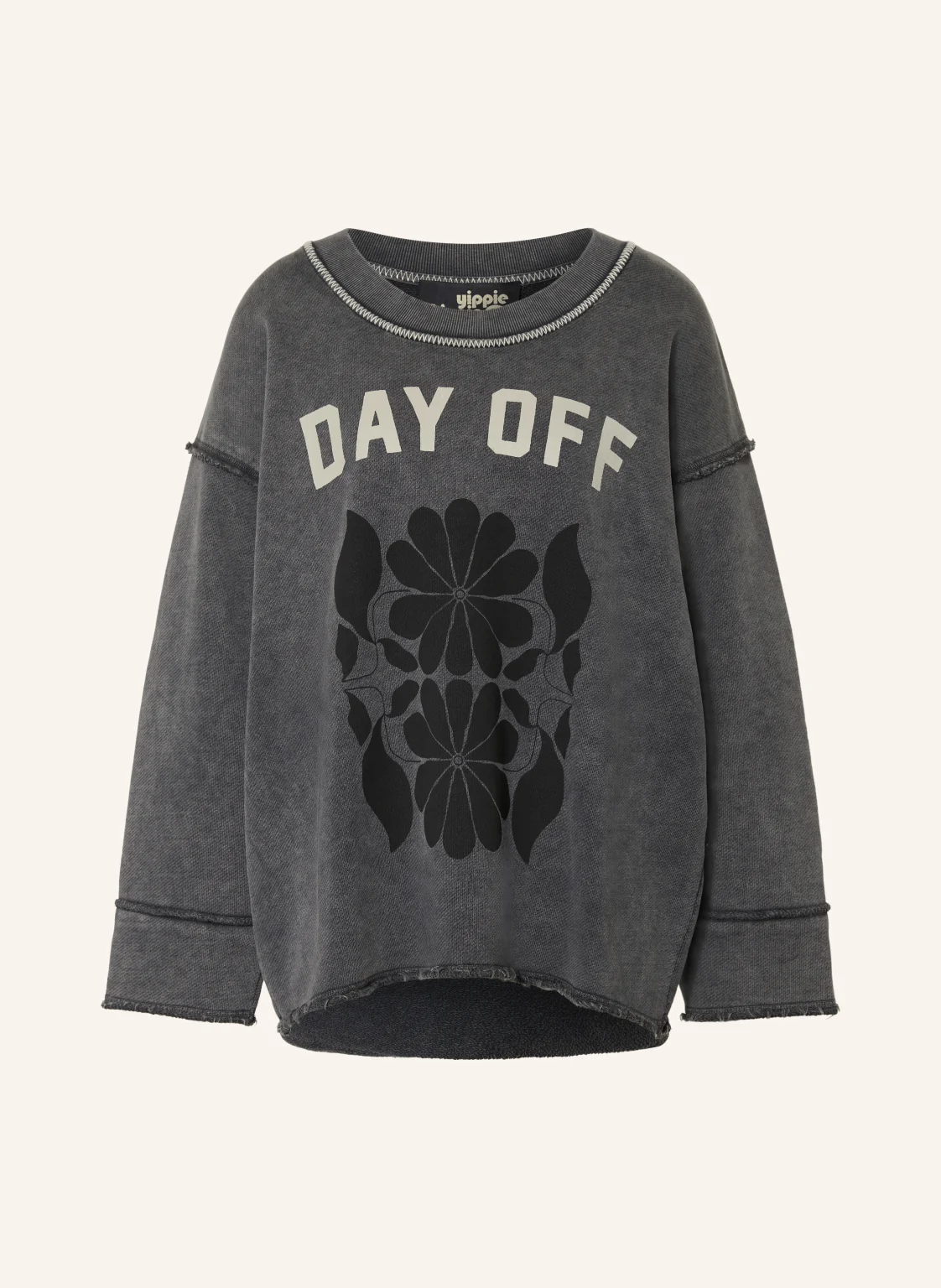 yippie hippie Oversized-Sweatshirt