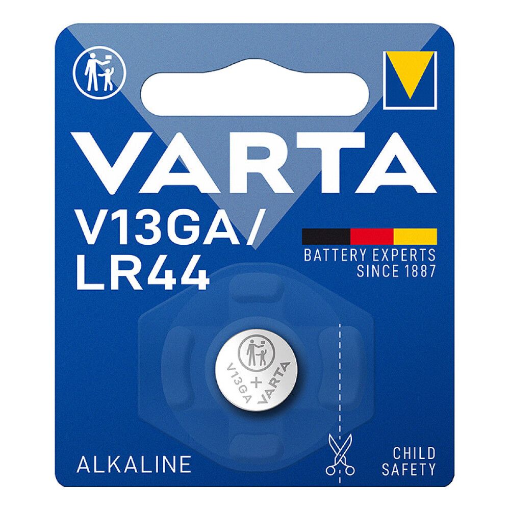 KNAPCELLEBATTERI VARTA V13GA LR44 ALKALINE 1,5V