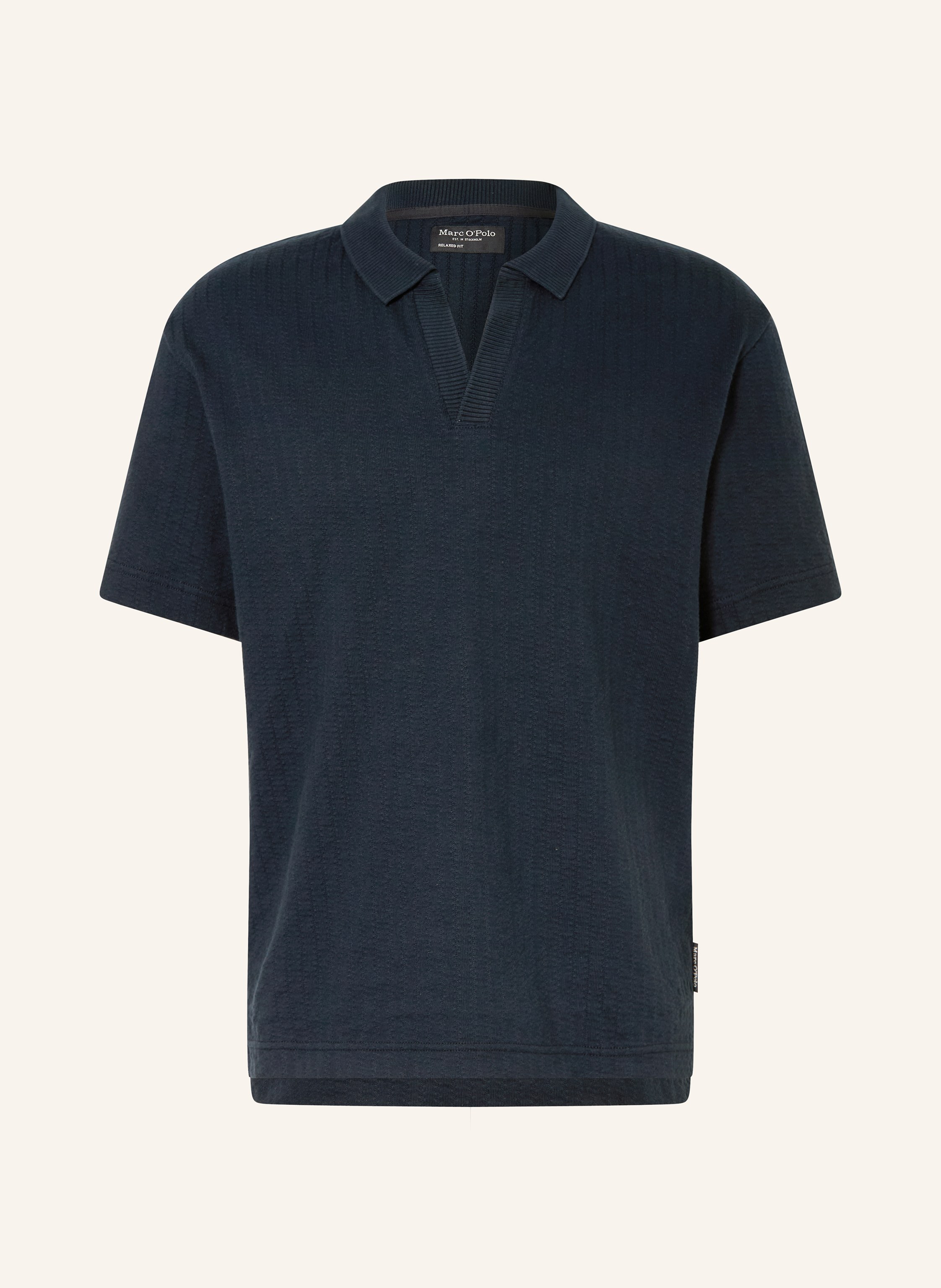 Marc O'Polo Strick-Poloshirt Relaxed Fit