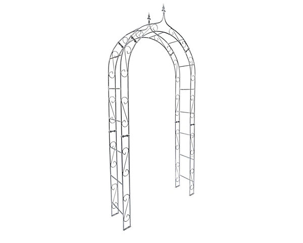 Arche de jardin ALEX sommet pointu - 140 cm Galvanisé